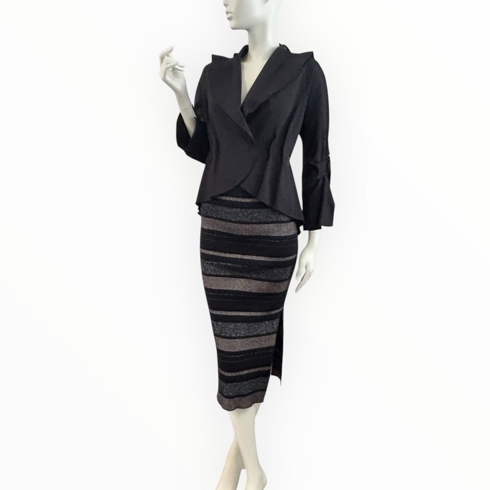 Meiko Mintz Architectural Black Waistcoat - Picture 5 of 14